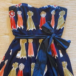 Anthropologie We Love Vera Horse Ribbon Dress